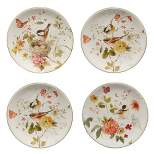 Set of 4 Nature's Song Assorted Salad/Dining Plates - Certified International