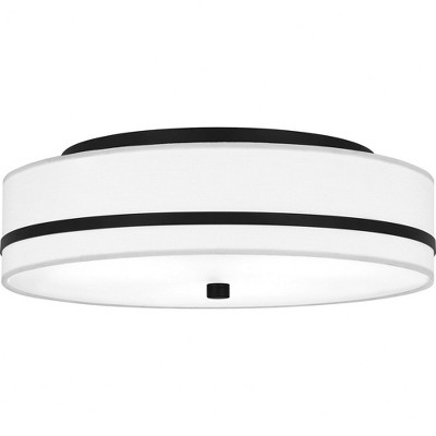 Quoizel Lighting 3 - Light Flush Mount in  Matte Black