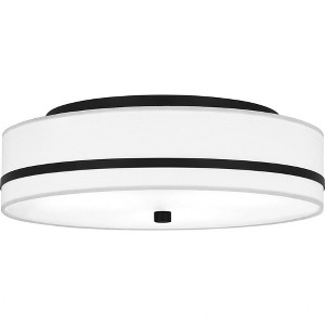 Quoizel Lighting 3 - Light Flush Mount in  Matte Black - 1 of 1