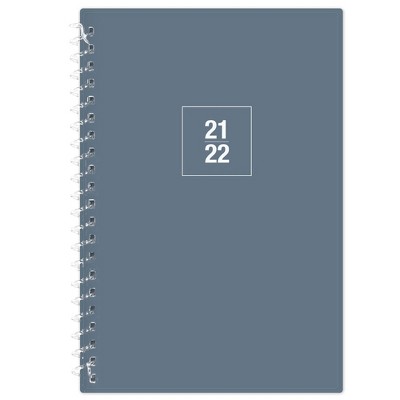 2021-22 Academic Weekly/Monthly Planner 5" x 8" Solid Blue - Blue Sky