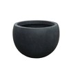 Rosemead Home & Garden, Inc. 13" Concrete/Fiberglass Elegant Bowl Indoor/Outdoor Planter Charcoal Gray - 2 of 4