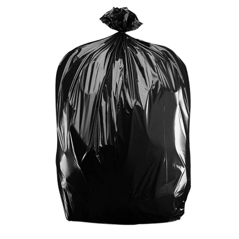 Plasticplace 55-60 Gallon Trash Bags, Black (50 Count), 3 of 5
