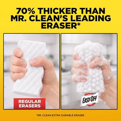 Easy-Off Unscented Heavy Duty Eraser Sponge Appliance Cleaners - 3ct: Box, Stainless Steel, Oven, 7 of 16