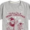Boys' - Winnie the Pooh - Pooh & Piglet Wishing for a Merry Christmas Short Sleeve Graphic T-Shirt - 2 of 4