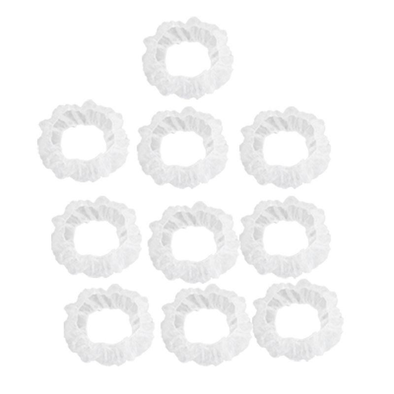Unique Bargains Clear White Disposable Steering Wheel Cover for Car 7.88"x7.88"x2" 10 Pcs, 1 of 5