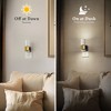 DORESshop Night Lights Plug into Wall, LED Night Light with Auto Sensor & Adjustable Brightness, Wall Sconce Design, 2-Pack for Bathroom & Hallway - 3 of 4