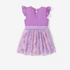 Disney Princess Frozen Elsa Toddler Girl Cute Romper With Tulle Skirt Overlay Birthday Summer Jumpsuit 2-6Years - 4 of 4