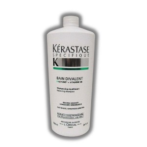 Kerastase Specifique Bain Divalent Shampoo for oily roots & sensitized lengths | ultra-light formula to balance scalp oiliness - (34 oz / liter) - 1 of 2
