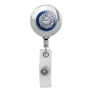 TMNT Rebels Badge Metal Chrome Badge ID Card Holder Clip - 1 of 3