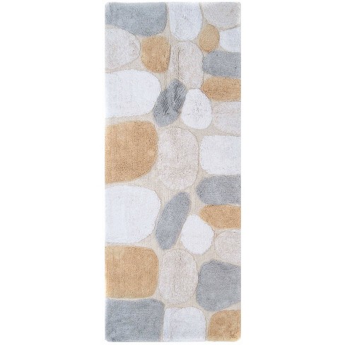 Chesapeake Pebbles Blue Sienna Bath Runner (24x60) 