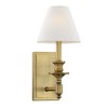 Savoy House Washburn 1 - Light Wall Light in  Warm Brass - 4 of 4