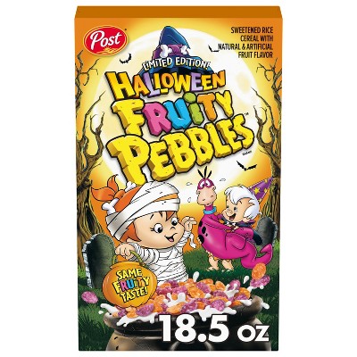Post Halloween Fruity Pebbles Breakfast Cereal - 18.5oz