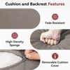 POCASSY Outdoor Chair Cushions Set, 22.5 x 25 Replacement Outdoor Cushions for Patio Furniture Dining Rocking Swivel Chairs Sofa Loveseat - 4 of 4