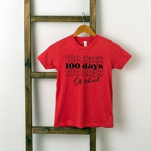 The Juniper Shop 100 Days Of School Stacked Youth Short Sleeve Tee - 1 of 2