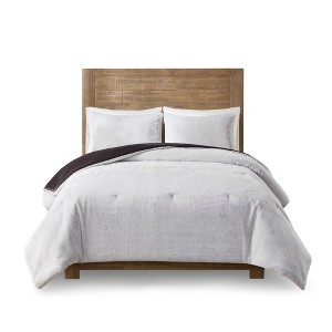 Gracie Mills Maganti Faux Fur to Mink Down Alternative Comforter Set - 1 of 4