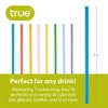 True Colorful Straws, Long Disposable Straws for Cocktails, Smoothies, Iced Coffee, Disposable Party Supplies, Assorted Colors, Set of 100 - 3 of 4