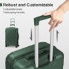 Karl Home Single 24 inch ABS Trolley Case with 2 Corner Protectors Green - 4 of 4