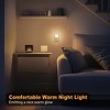 YANSUN 2-Pack 0.3W Plug-in Light-Controlled Night Light, Square, Warm White 3000K, U.S. Two-Prong Plug - 4 of 4