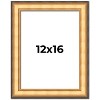 PosterPalooza | Traditional Gold Picture Frame - UV Acrylic, Foam Board Backing, Hanging Hardware - 2 of 4