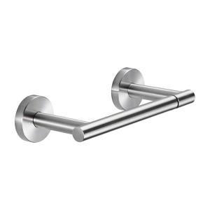 Cobbe Wall Mounted Brushed Nickel Bathroom Toiler Paper Holder, Double Post Pivoting Toilet Paper Roll Holder for Bathroom, SUS 304 Stainless Steel - 1 of 4