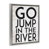 Stupell Industries Jump in the River Motivational Lake House Phrase, 25" x 31" - 3 of 4
