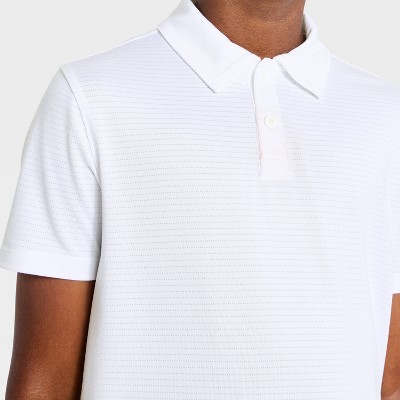 Boys' Short Sleeve Performance Uniform Polo Shirt - All in Motion™ True ...