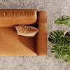 84 Inch Modern Sofa Couch, Large 3-Seater Sofa with Streamlined Armrests - 2 of 4