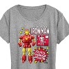 Women's - Marvel - Iron Man Action Figure Short Sleeve Graphic T-Shirt - 2 of 4