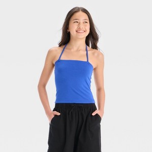 Girls' Tube Top with Removeable Straps - art class™ - 1 of 3