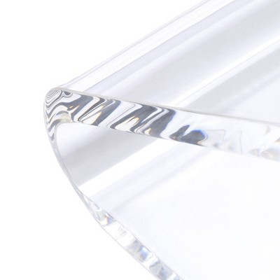 Clear Acrylic Z-Shaped Modern Side Chair