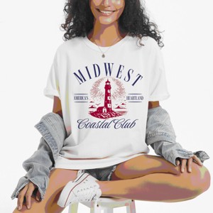 Simply Sage Market Midwest Coastal Club Garment Dyed Tee - 1 of 4