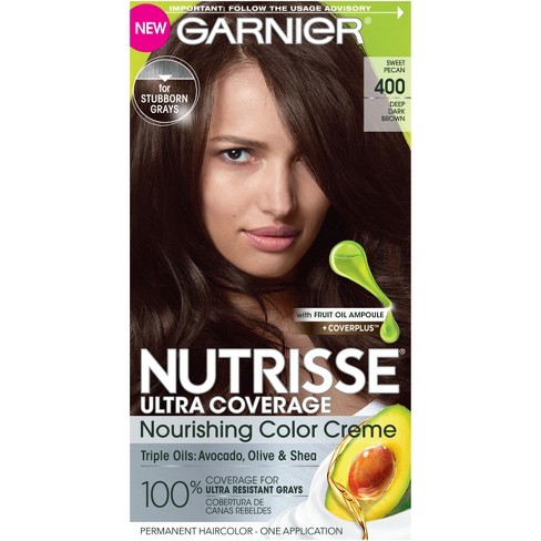 Garnier Nutrisse Ultra Coverage 100% Gray Coverage Permanent Hair Color - image 1 of 4