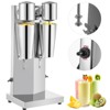 VEVOR Milkshake Maker Kit, Stainless Steel Electric Milkshake Maker, 180W Milkshake Machine, Double Head Classic Milkshake Maker, Silver - 2 of 4