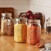 Ball Reusable Mason Jar Lids, Stainless Steel Storage Lids with Silicone Gaskets for an Airtight Seal, Wide Mouth, One Pack of 3 - 3 of 4