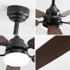 Bella Depot Modern 52 Inch LED Ceiling Fan with Light and Remote - 3 of 4