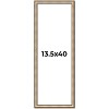 PosterPalooza | Panoramic Refined Silver Picture Frame - UV Acrylic, Foam Board Backing, Hanging Hardware - 2 of 4