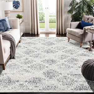 Garvee 9x12ft Area Rugs for Living Room/Bedroom Non-Slip , Large Low-Pile Floor Carpet, - Indoor Carpet for Living Room, Bedroom, Nursery, Dorm - 1 of 4