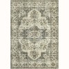 Washable Vintage Floral Oriental Area Rug, Non-Slip Low Pile Carpet, Stain-Resistant Rug for Living Room or Office - 2 of 4
