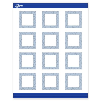 Avery Square Business Cards, Polka Dots Design, 2" x 2", 120ct