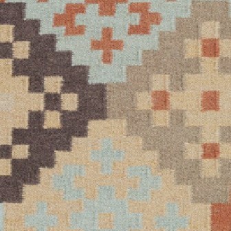 blue/beige/brown
