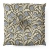 Alisa Galitsyna Bellflower Pattern Cream Olive Square Floor Pillow - Deny Desings - 2 of 2