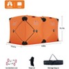 COZONY Insulated Ice Fishing Tent, Portable Pop-Up Shelter for 6-8 Person, Weather-Resistant for Winter Fishing and Hunting - 4 of 4