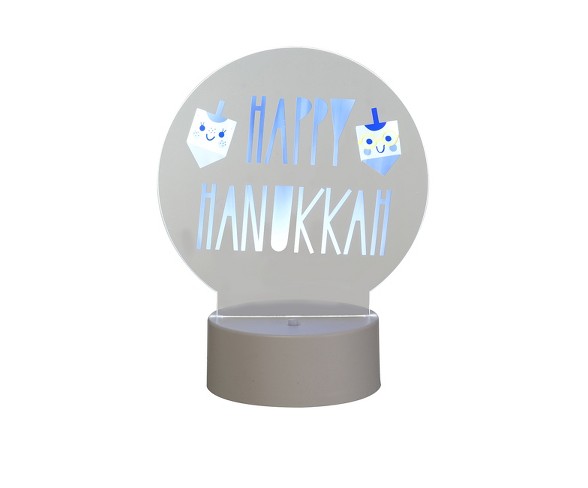 Happy Hannukah Acrylic Edge Lit Sign - Room Essentials&#153;