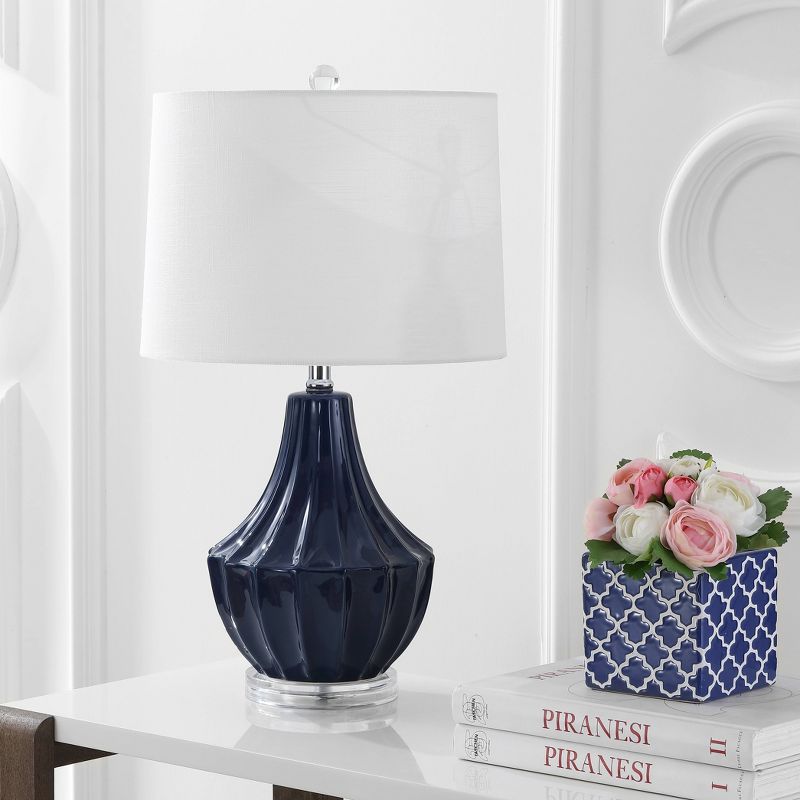24.5" Ceramic Dallas Table Lamp (Includes Energy Efficient Light Bulb) - JONATHAN Y, 4 of 6