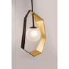 Troy Lighting Origami 1 - Light Pendant in  Bronze Frosted Clear Shade - 2 of 4