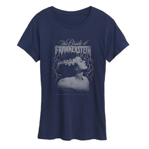 Women's - Universal - Tonal Bride Of Frankenstein Short Sleeve Graphic T-Shirt - 1 of 4