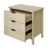 ORRD American 3-Drawer Cabinet with Lock | Quiet Bottom Slide Rail | Anti-Tip Design for Bedroom & Living Room - 4 of 4