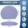 Unique Bargains Silicone Heat Resistant Waterproof Oil Proof Semicircle Placemats - 2 of 4