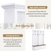 Sapphtopaz 4-in-1 Hall Tree with Drawers&Storage Space Entryway Coat Rack with 6 Hook&Wood Grain Shoes Bench Coat Hooks for Entryway,Hallway - 3 of 4