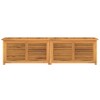 Garden Storage Box Warm wood Solid Teak Wood Large - 3 of 4